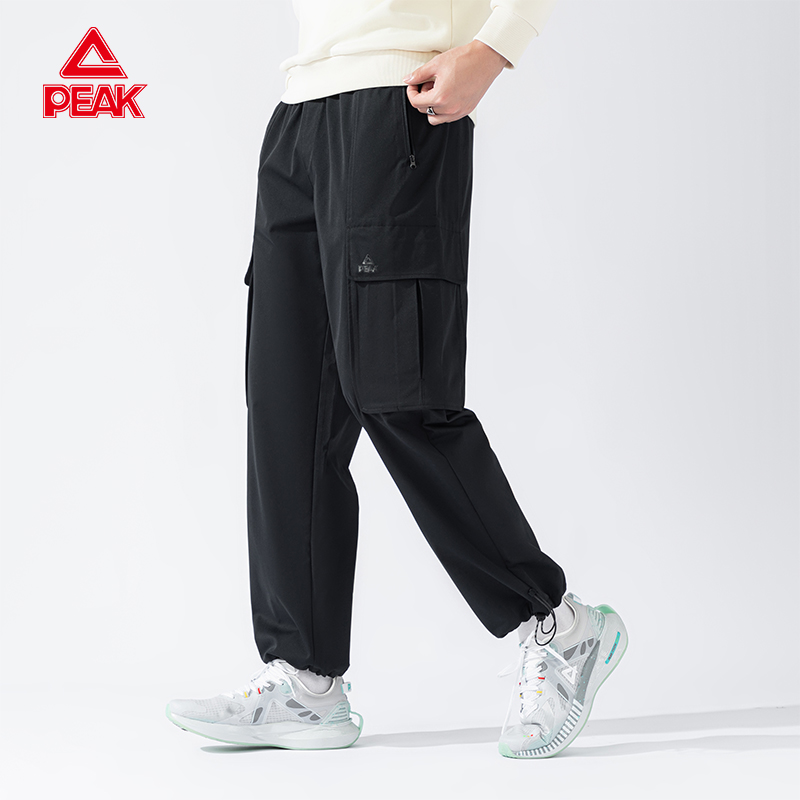 匹克2023年冬季新款时尚系列男款梭织长裤DF334201