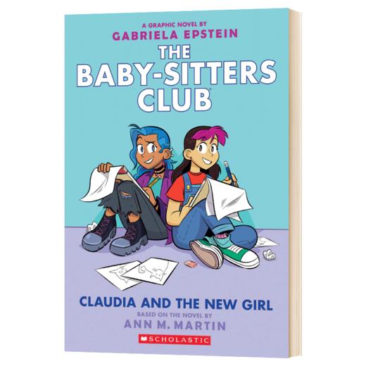 保姆俱乐部全彩漫画9 英文原版 The Baby Sitters Club Graphic 9 Claudia and the New Girl 英文版进口儿童英语阅读漫画故事书籍 商品图1