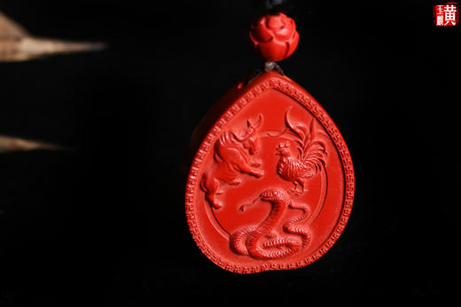 朱砂【牛蛇鸡】生肖 三合贵人牌 商品图2