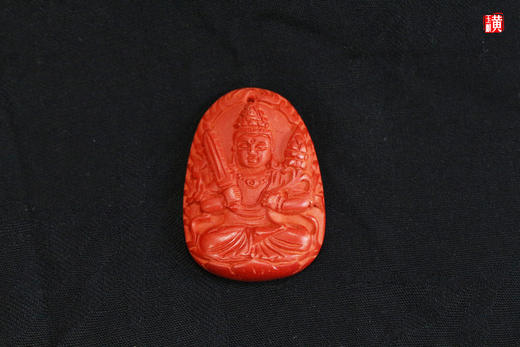 朱砂【虚空藏】吊坠 ，生肖牛、虎的守护神 商品图1