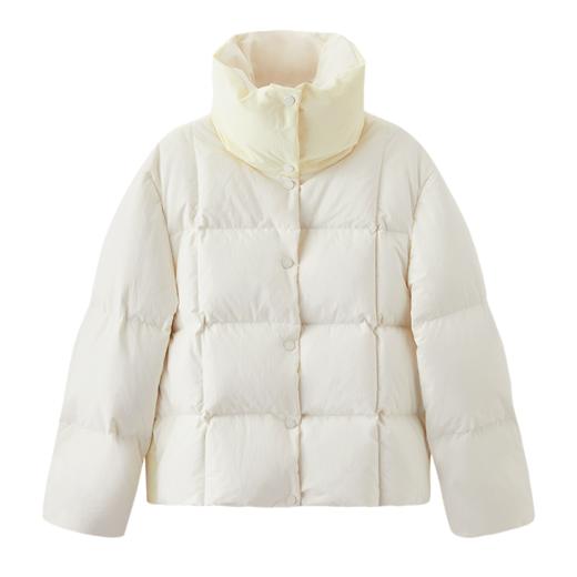 嘭嘭小面包 轻盈撞色方格面包羽绒服FO475223D 商品图11