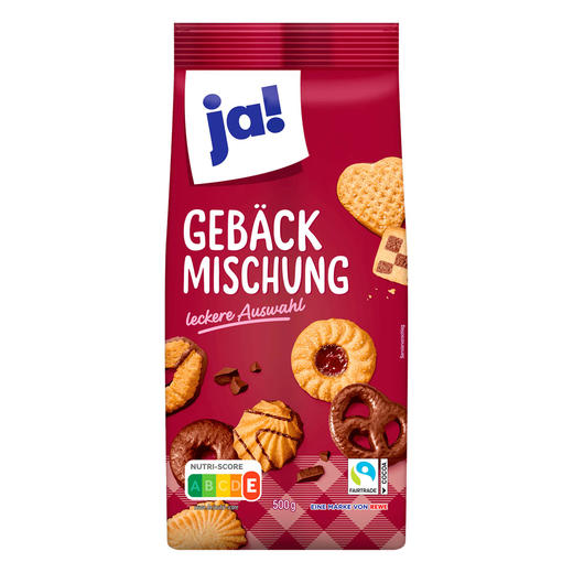 德国JA！什锦巧克力曲奇饼干500g/056015 多种口味混装满足味蕾 商品图0