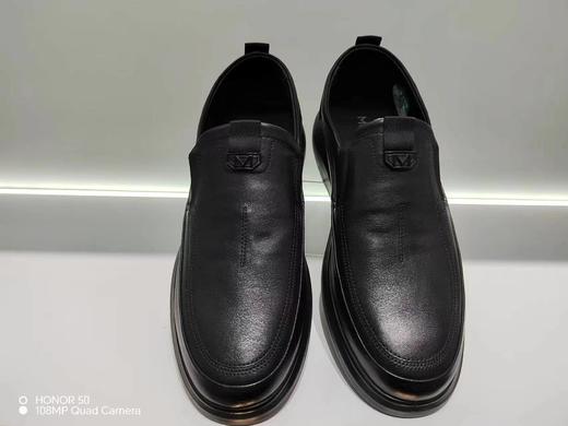 木林森新款软底牛皮，轻底，一脚蹬休闲皮鞋 商品图0