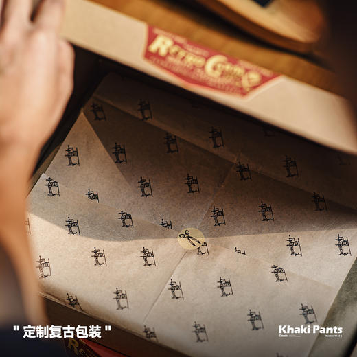 工装优选 美式复古重磅卡其休闲裤阿美咔叽斜纹纯棉显瘦直筒裤男秋 商品图4