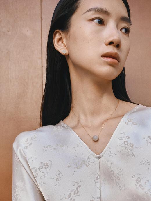 和田玉珠银镀18K 吊坠项链MN643023D 商品图4