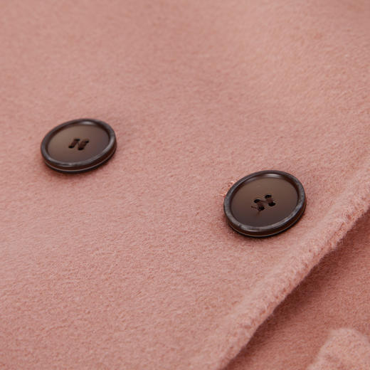 NH951斯尔丽23冬季新款立领气质简约中长款双面呢羊毛大衣 商品图5