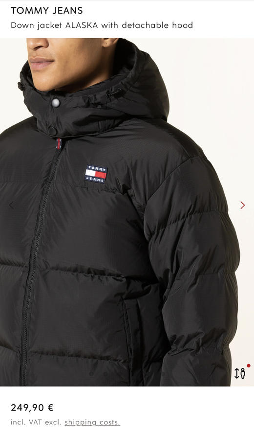 T.H 出口元单 可拆卸连帽 厚款面包羽绒服 YR134 商品图4