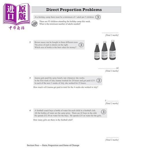 预售 【中商原版】英国CGP GCSE Maths Exam Practice Workbook: Foundation includes Video Solutions and Answers 商品图2