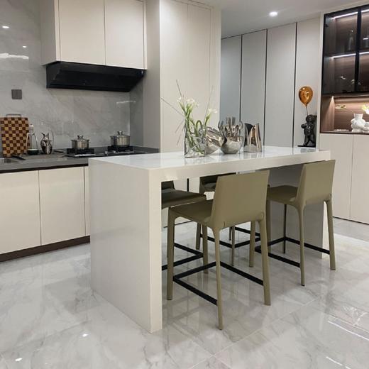 晨熙园餐厅吧椅马鞍皮金属内架 商品图0