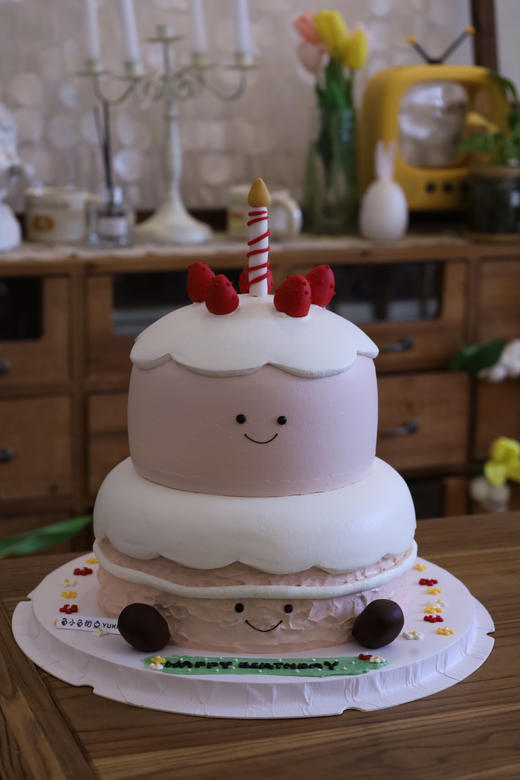 j ell y cat蜡烛蛋糕（图为8+6双层） 商品图4