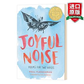 英文原版快乐的喧嚣两个声音一起读的诗Joyful Noise Poems for TwoVoices