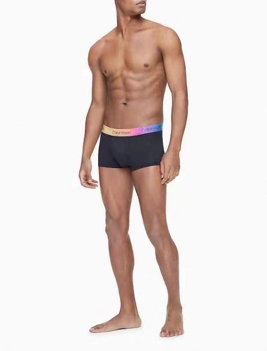 给男士的大大福利吖！美国C+のW美三条装彩虹织带平角裤内裤 商品图2