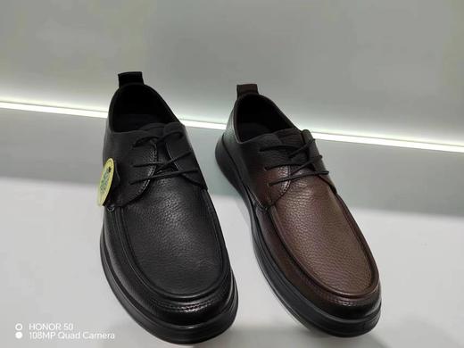 木林森新款休闲软底软面系带羊皮休闲鞋 商品图2