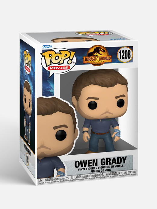 Funko POP Movies Jurassic World Dominion Owen Grady电影 侏罗纪世界3统治欧文·格雷迪手办 55295 商品图3