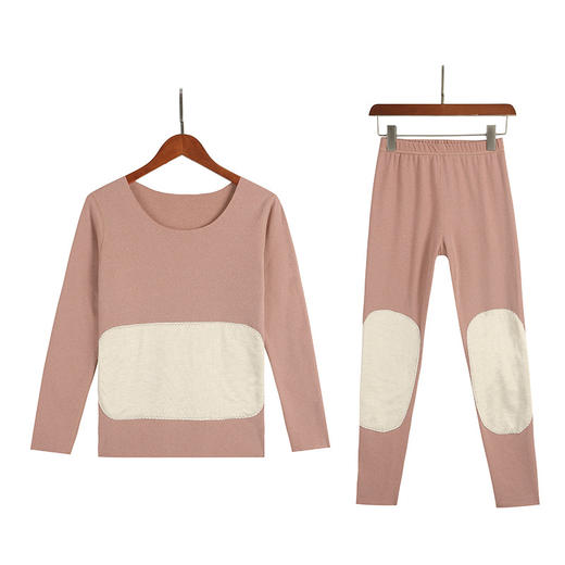 2件立减20【蚕丝养肤 双重锁温】升级第六代蚕丝贴片 黑科技双面绒秋冬保暖套装 蚕丝养肤/护宫暖胃/护膝 3倍高弹 贴身不勒 商品图10