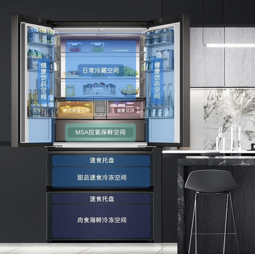 卡萨帝（Casarte）冰箱BCD-633WLCFDA4A5U1 商品图6