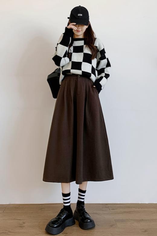 时尚&百搭【DANMO旦茉毛呢蓬蓬裙】“优雅，复古与文艺并存” 舒适不紧绷 商品图2