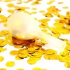 金色透明亮片气球48个/包 网红生日派对婚庆卧室装饰开业活动公司学校商场喜庆气氛布置 商品缩略图5