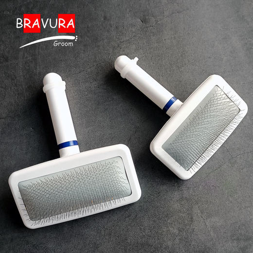 小白针梳 大白针梳意大利BRAVURAGROOM品牌 宠物针梳 商品图3