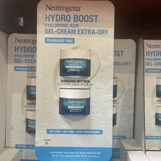 Neutrogena露得清水活盈透凝露长效补水脸部保湿霜48g*2瓶套装！美国代购，无中文标签，介意慎拍! M 商品图0