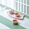 万仟堂茶具套装 功夫整套茶具带茶盘陶瓷高档家用 梅秀早春 樱花粉 1壶2杯1盘 商品缩略图0