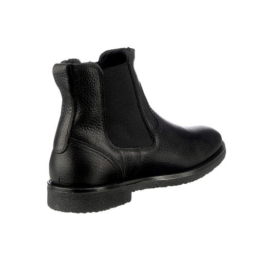 断码特价41码&42码——西班牙原产羊毛款皮毛一体男士皮靴黑色粒面GLC6(高品质纯天然羊毛内衬) 商品图5