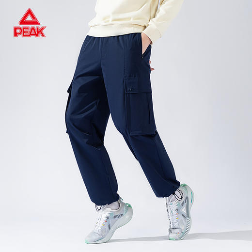 匹克2023年冬季新款时尚系列男款梭织长裤DF334201 商品图5