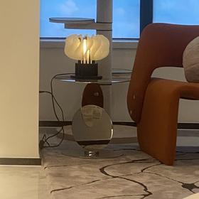 晨熙园客厅边几不锈钢镜面