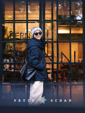 【双倍积分】PETIT SCHAN小闪 CLO#388 winter glaze 冬日琉璃 90白鹅绒高充绒量立领连帽中长款羽绒服