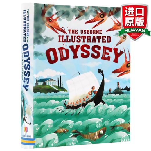 英文原版 奥德赛 Illustrated Odyssey Usborne原文无删减 全彩插图版 精装 全英文版 商品图0