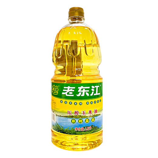 老东江压榨玉米油1.8L/桶 非转基因玉米油家用食用油 商品图2