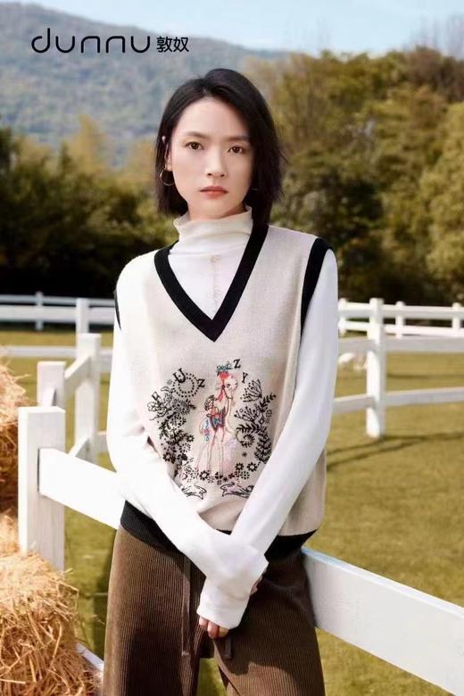 4F 敦奴 针织马甲 商品图0