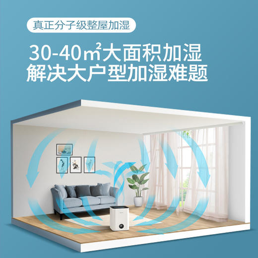 大宇加湿器家用无雾静音卧室净化母婴大容量蒸发式加湿机 心选到家 商品图3