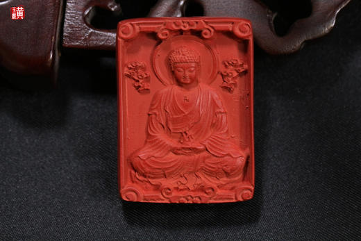 朱砂【大日如来】吊坠 ，生肖羊、猴的守护神 商品图0