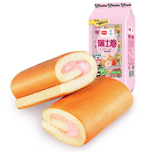 【69任选10件】盼盼瑞士卷（草莓味）160g 商品图4