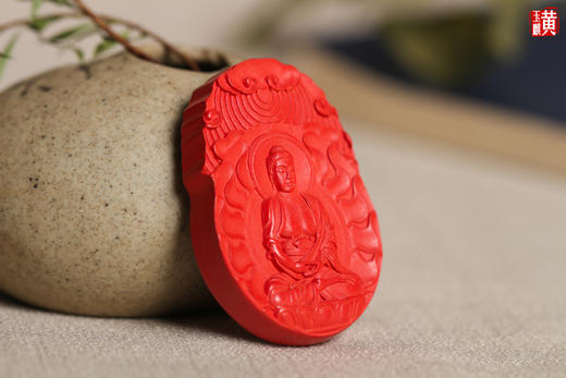 朱砂【阿弥陀佛】吊坠，生肖狗的守护神 商品图3