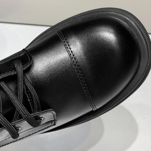 西遇机车马丁靴女新款秋冬英伦风甜酷拼色切尔西靴厚底短靴子V2034071 商品图5