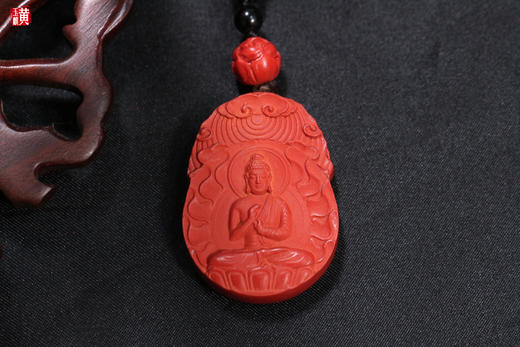 朱砂【大日如来】吊坠 ，生肖羊的守护神 商品图0