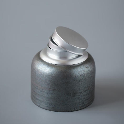 万仟堂（Edenus） 茶具套装陶瓷功夫茶具茶壶茶杯茶盘茶叶罐组 遇知音02 【1壶2杯1罐1盘】天目釉 商品图7