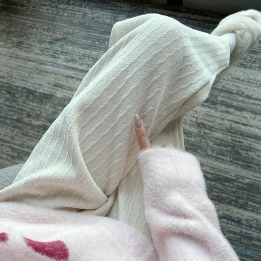 【YW】无忧购冬季加绒加厚抱抱绒奥利绒抗寒垂坠感宽松显瘦直筒甜筒裤 2289 -22106（截单后7天发货) 商品图9