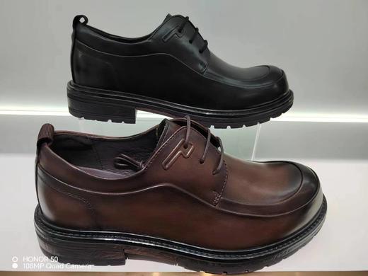 木林森大头加厚橡胶底商务正装皮鞋 商品图0