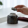 万仟堂（Edenus） 茶具套装陶瓷功夫茶具茶壶茶杯茶盘茶叶罐组 遇知音02 【1壶2杯1罐1盘】天目釉 商品缩略图4