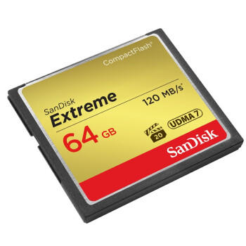 闪迪（SanDisk）64GB CF（CompactFlash）内存卡 UDMA-7 至尊极速存储卡 读速120MB/s 写速85MB/s 单反相机内存卡 商品图6