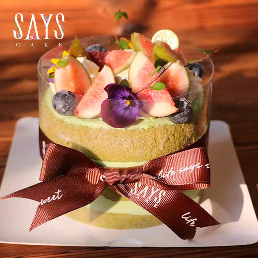 【预定】开心果抹茶戚风蛋糕 Pistachio Matcha Chiffon Cake 商品图0