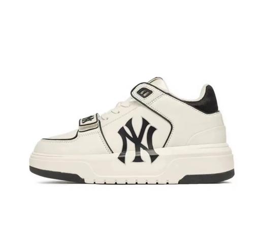 MLB男女鞋23新款厚底增高百搭学长鞋复古老花休闲板鞋中帮运动鞋3ASXLMB3N 商品图0