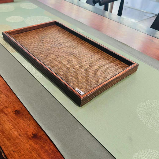 斑竹竹编茶盘 商品图2
