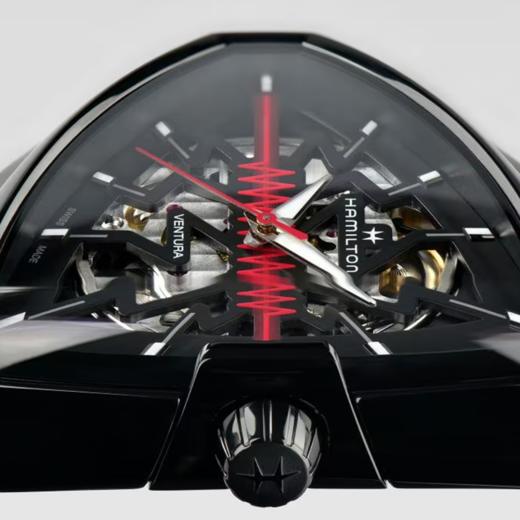 汉米尔顿 Hamilton 探险系列猫王80周年纪念版镂空自动腕表 H24535331 商品图3