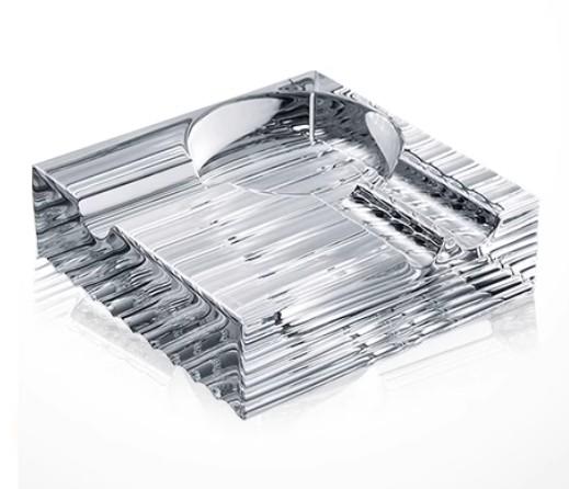 现代简约透明水晶方形雪茄烟灰缸室客厅酒店软装饰小摆件 商品图1