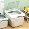 家用装米桶35斤加厚25斤防潮防虫密封收纳盒子15斤储米箱米缸面粉 商品缩略图0