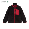 Lacoste法国鳄鱼新款龙年新年系列黑红拼色男士立领外套BH6886-98 商品缩略图0